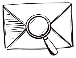 A magnifying glass
