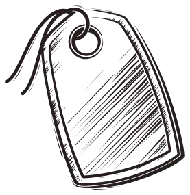 A price tag on a string