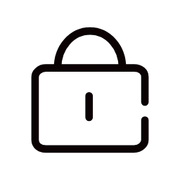 A padlock with a keyhole