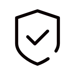 A shield with a check mark